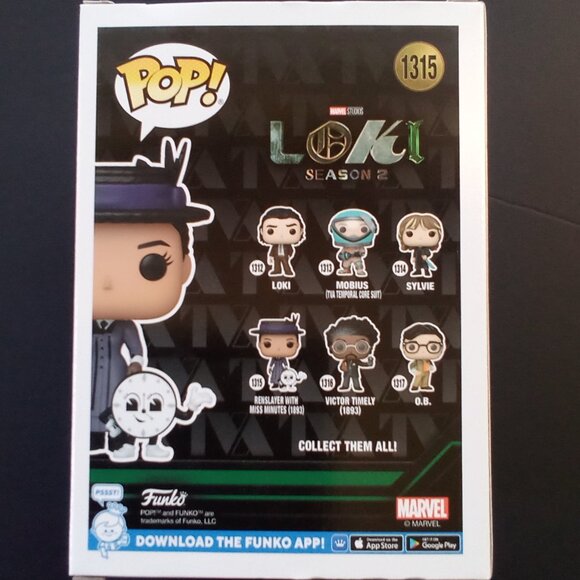 FUNKO POP # 1315  RENSLAVER with MISS MINUTES ( 1893) MARVEL (LOKI SEASON 2) - Picture 3 of 7